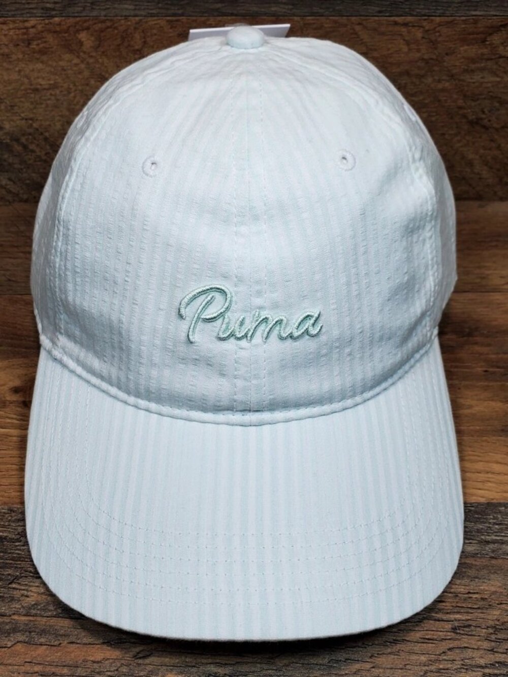 PUMA Women's Seersucker Dad Got Hat - Size: One Size - Color: Blue